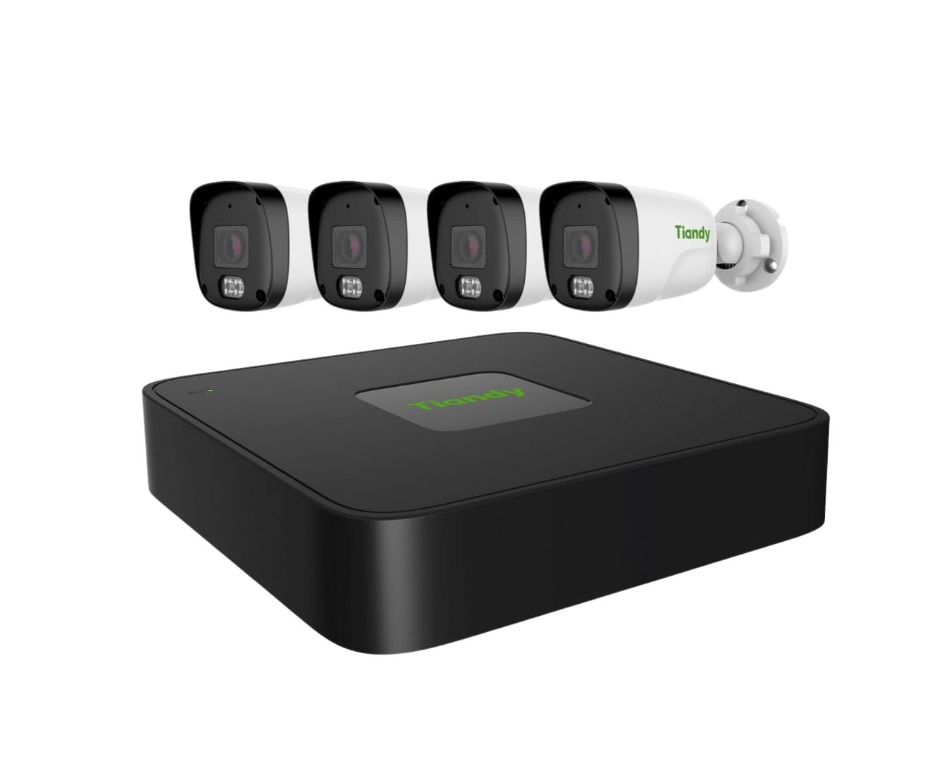 Kit Supraveghere Tiandy 4 Camere IP 2MP PoE