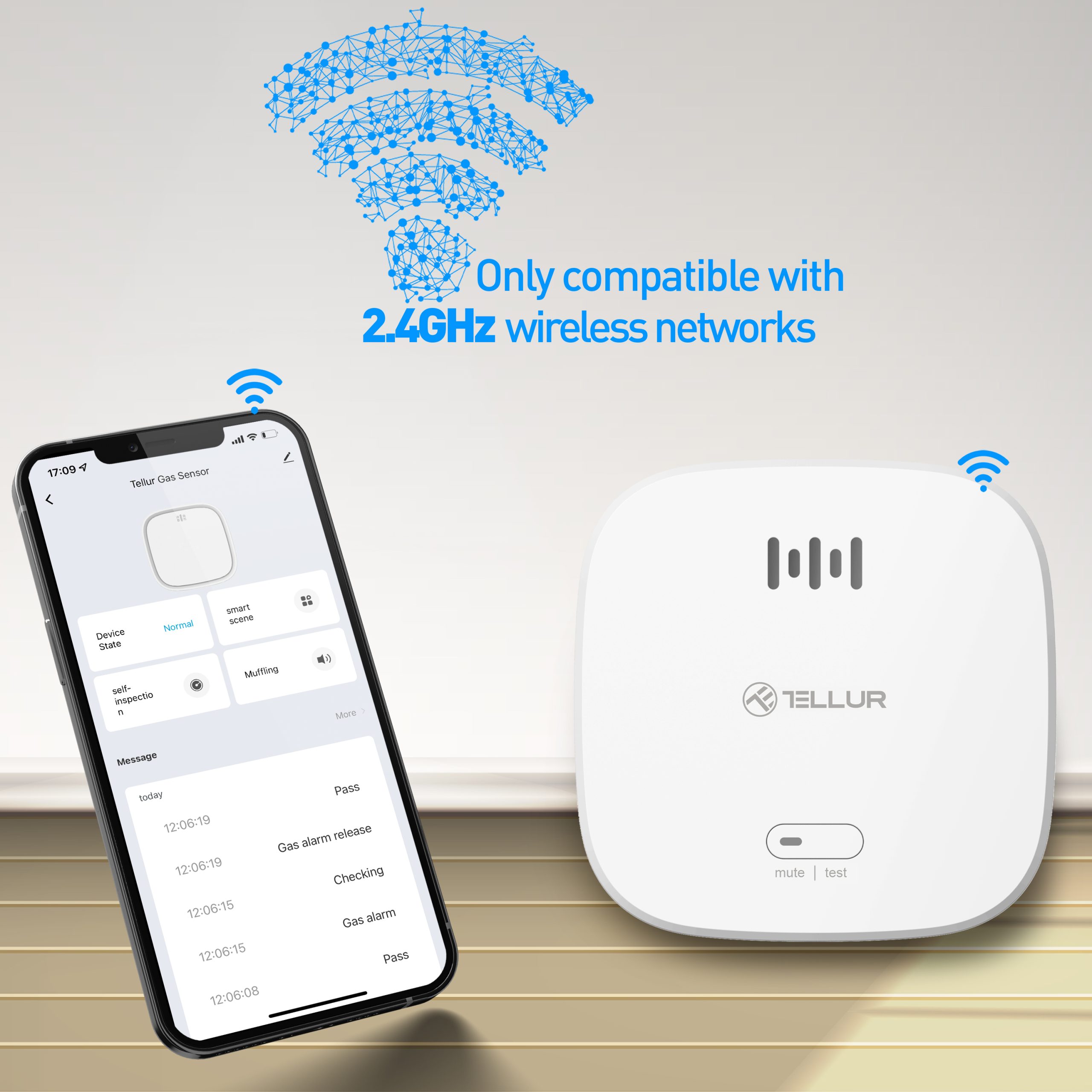 Senzor Fum Tellur Wi-Fi, Alarmă Smart & Notificări - imagine 7