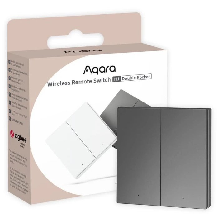 Telecomanda Aqara H1 Double Rocker, Zigbee Smart Home