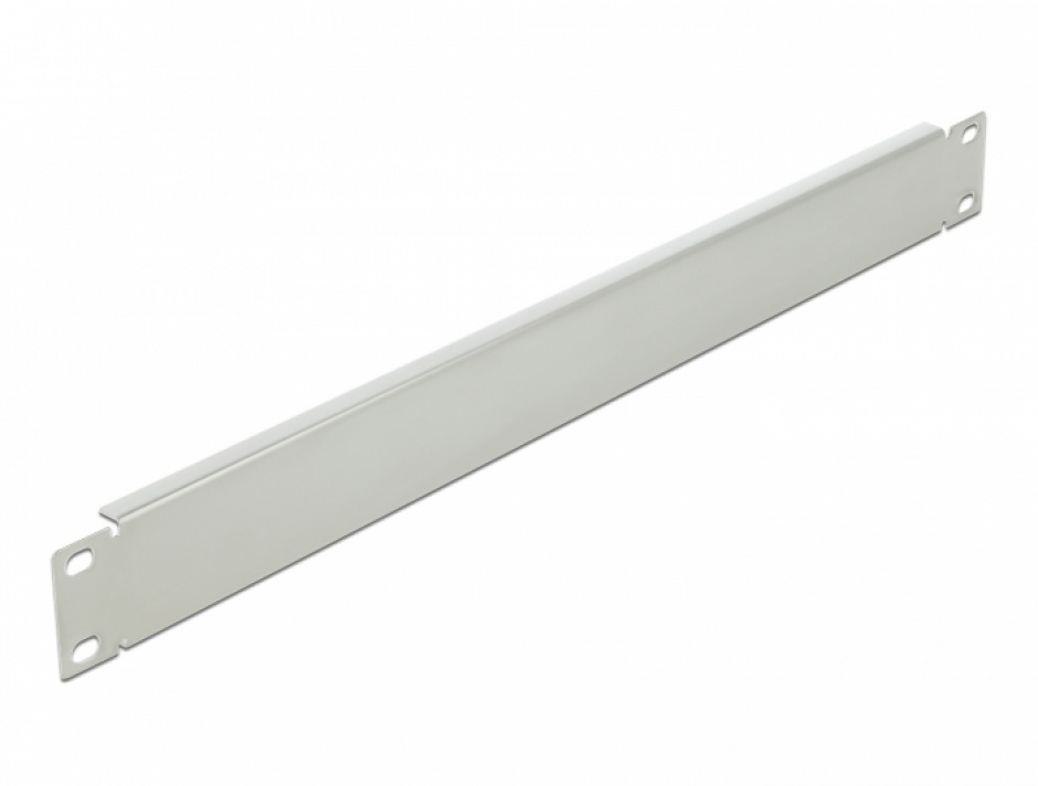 Panou Masca Metalic 19" 1U Delock Gri