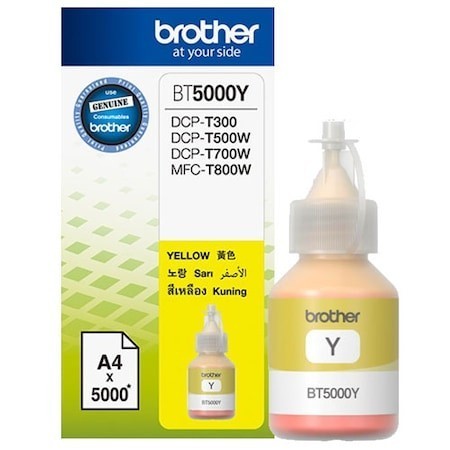 Cerneală Originală Brother Galben BT5000Y - 5000 Pagini