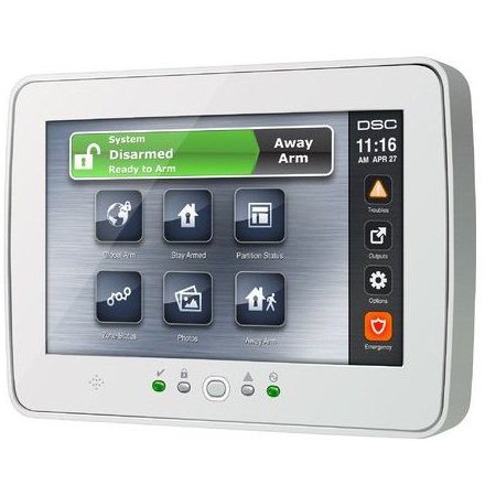 Tastatura DSC PTK5507W Ecran Touch 7 inch