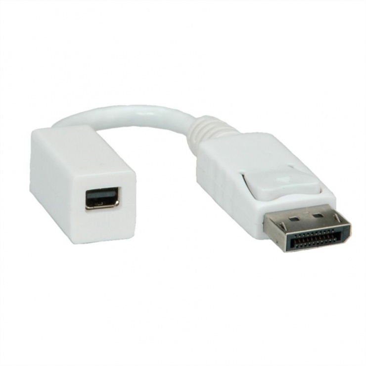 Adaptor Displayport la Mini DP Roline Alb