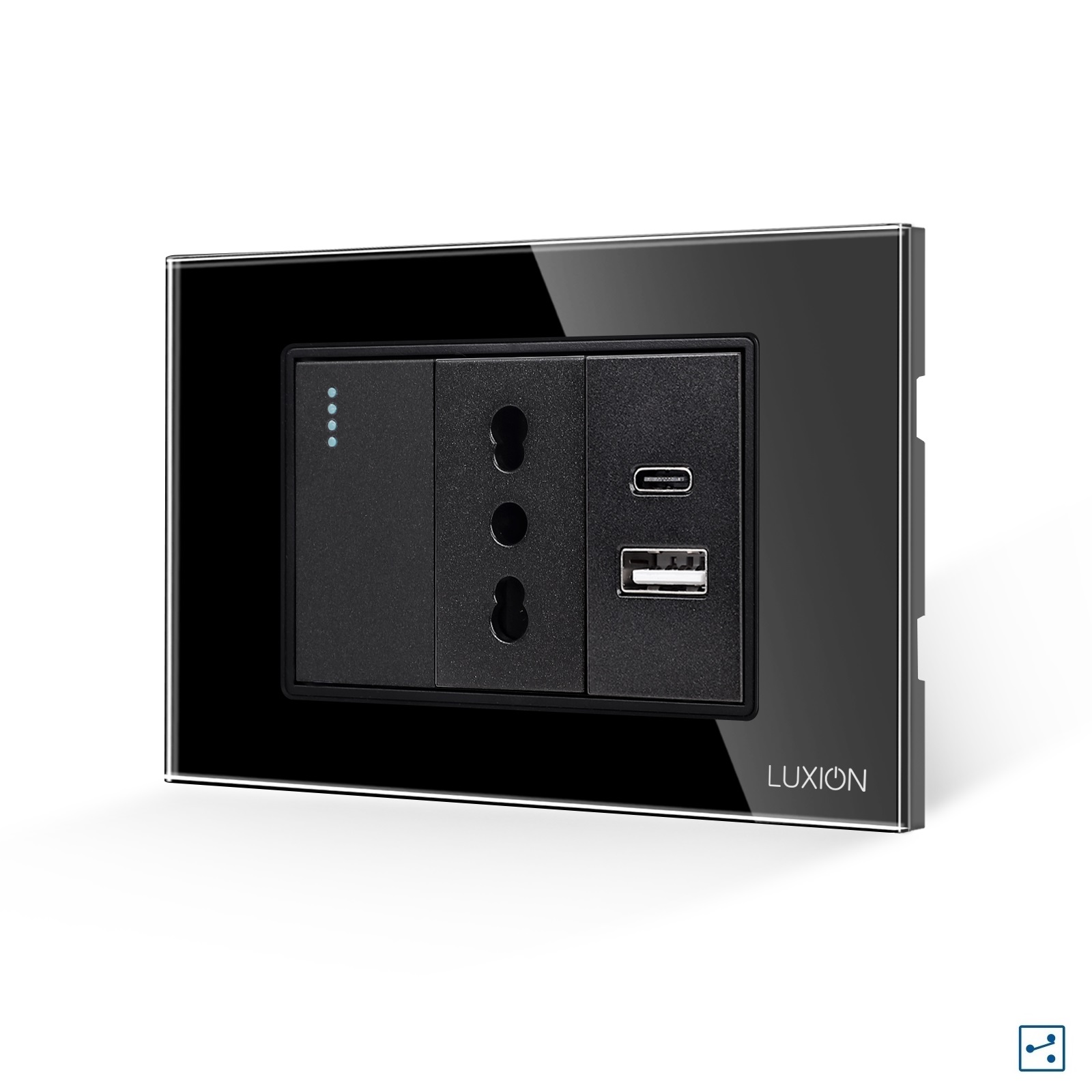 Întrerupător Cap Scară + Priză USB A+C LUXION IP44 - imagine 5