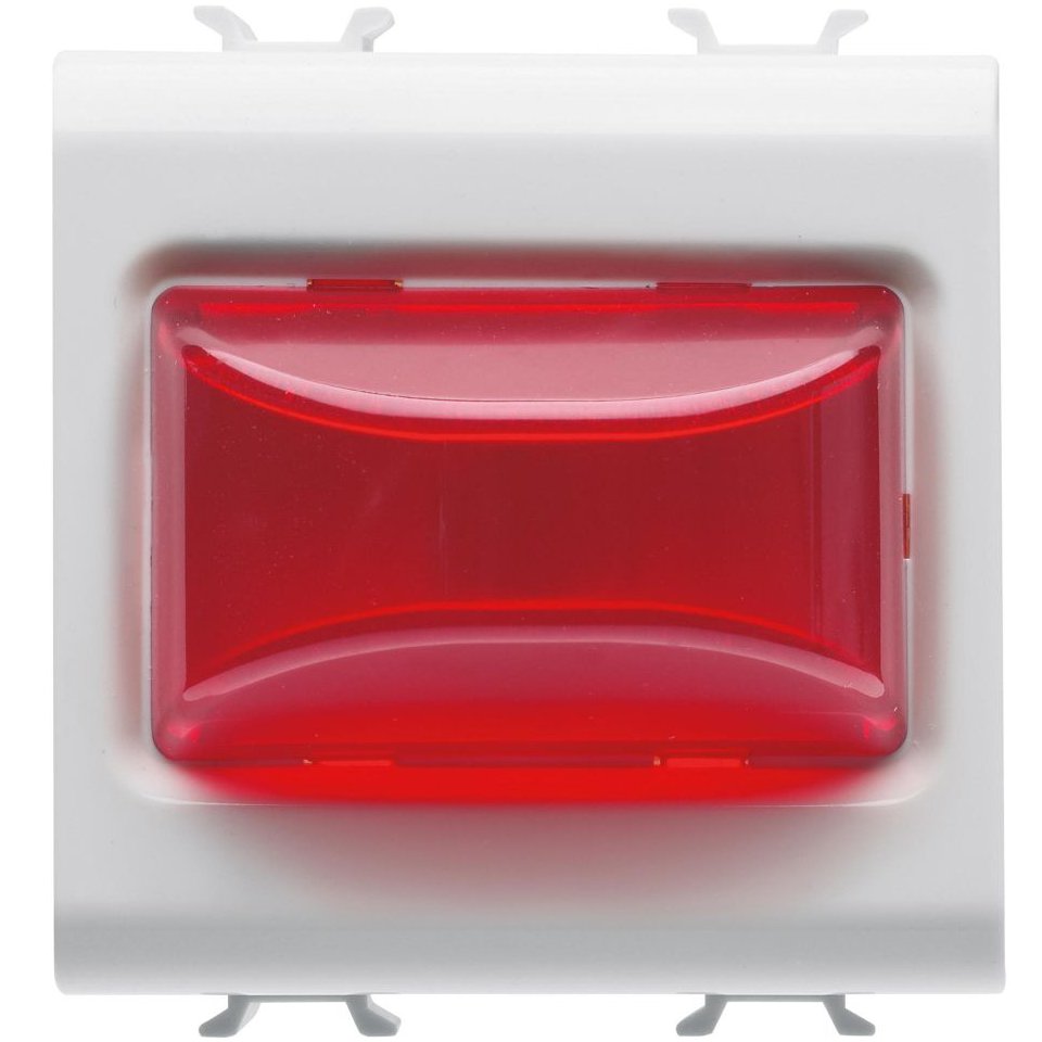 Lampă Semnalizare Roșie LED 2 Module Gewiss
