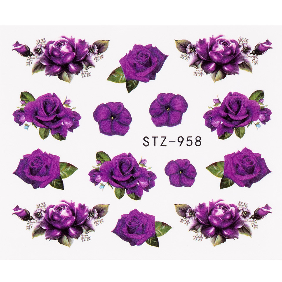 Tatuaj Unghii LUXORISE Flower Tears | Manichiură Rapidă