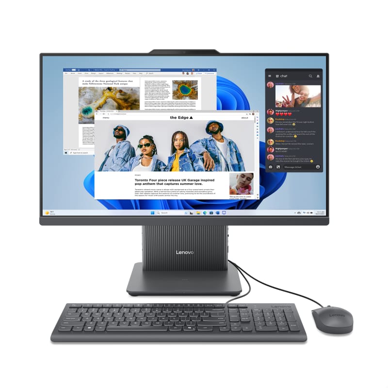 Lenovo IdeaCentre AIO 24ARR9 Ryzen 5, 16GB RAM, 1TB SSD - imagine 2