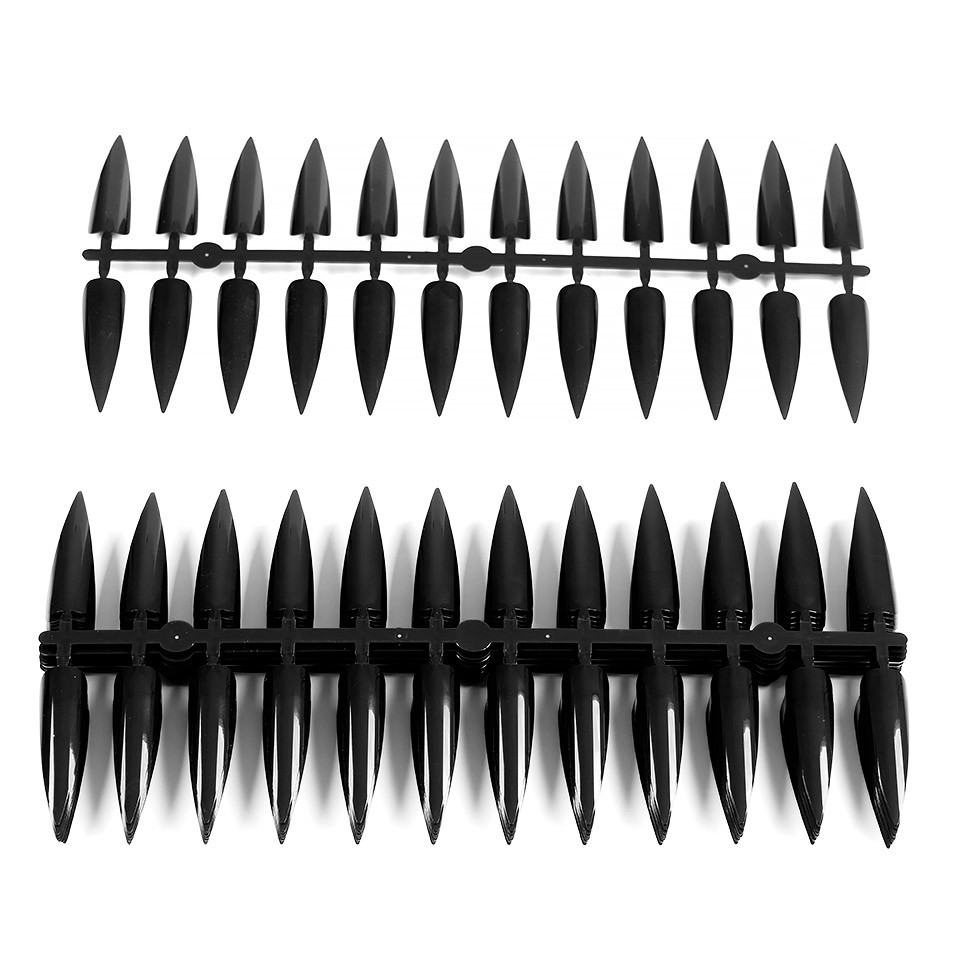 Paletar Unghii Stiletto 240 pozitii Negru Kitunghii
