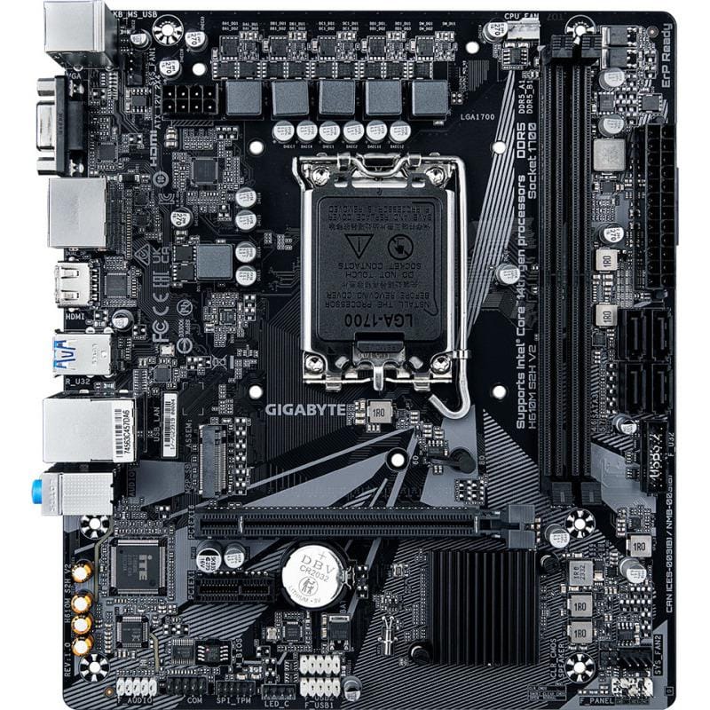 Placă de bază GIGABYTE H610M S2H V2 DDR5 mATX LGA1700 - imagine 8