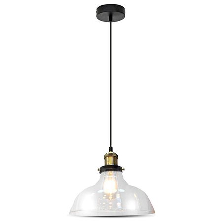 Pendul Tavan V-TAC E27, Sticlă, 110 cm