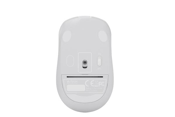 Mouse Wireless A4tech FG12-W Alb, 2.4GHz, 1200 DPI - Ergonomic - imagine 5