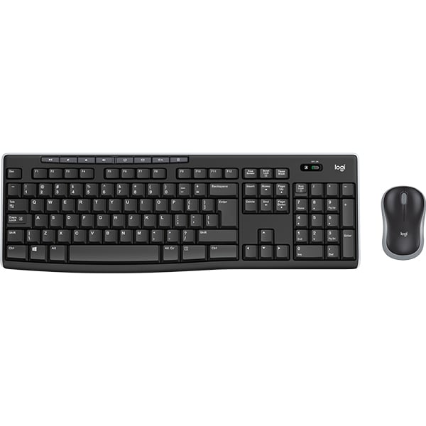 Logitech MK270 - Kit Wireless Tastatură și Mouse Negru
