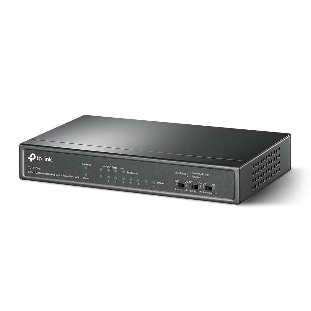 Switch TP-LINK TL-SF1008P 8 Porturi 10/100 Mbps cu PoE - imagine 11