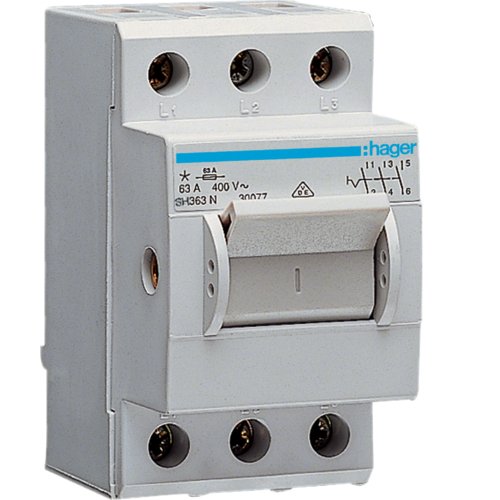 Separator Compact Hager SH363N 63A Siguranță