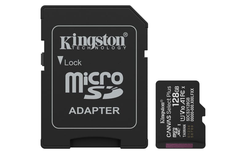 Card MicroSDXC Kingston Canvas Select Plus 128GB, 150 MB/s