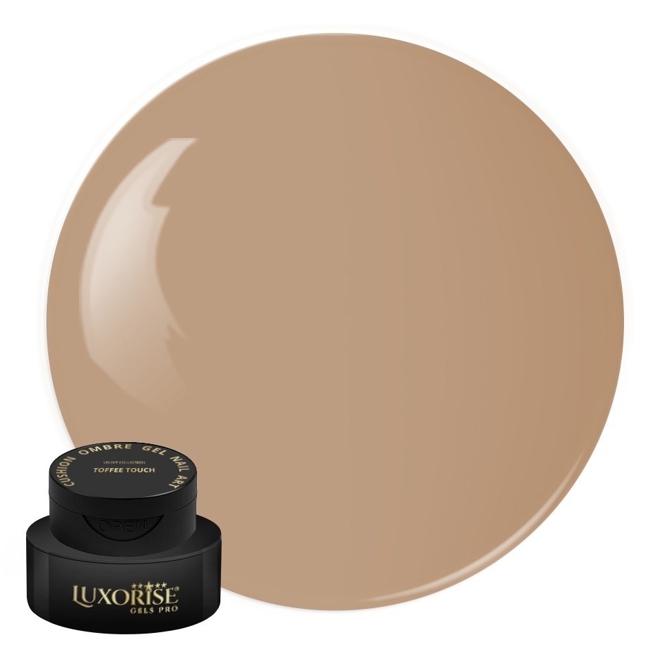 Gel UV Nail Art Babyboomer LUXORISE Cushion Ombre Velvet - Toffee Touch, 2ml
