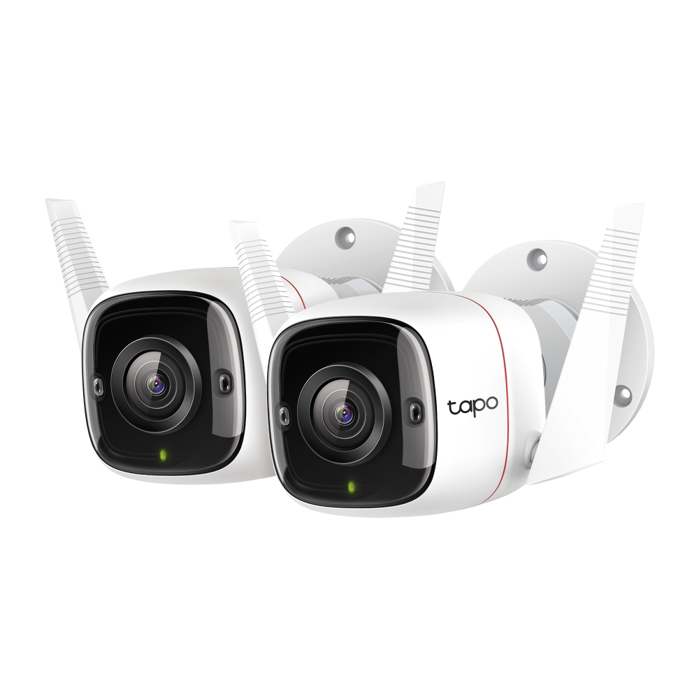 Cameră Supraveghere IP TP-LINK Tapo C310P2 Set 2 Bucăți Exterior 2K 3MP Wi-Fi