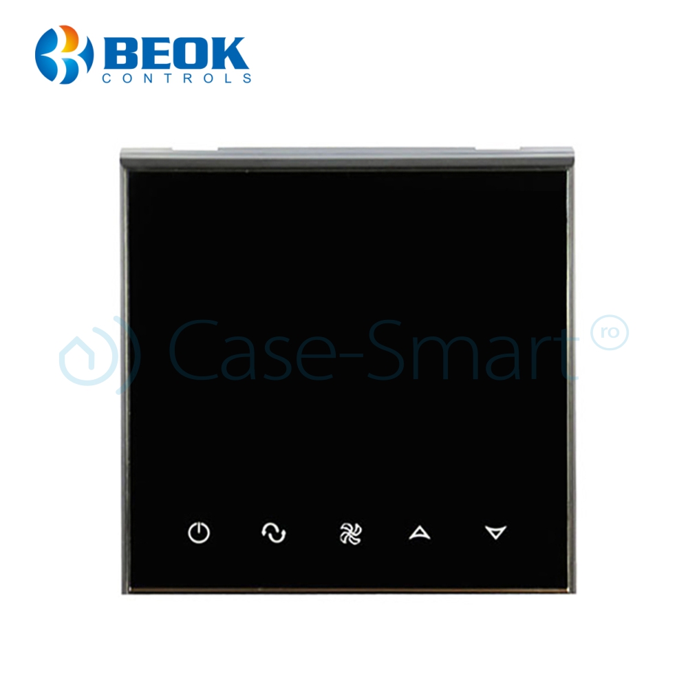 Termostat BeOk TGT70-AC2, Control HVAC cu Fir - imagine 2