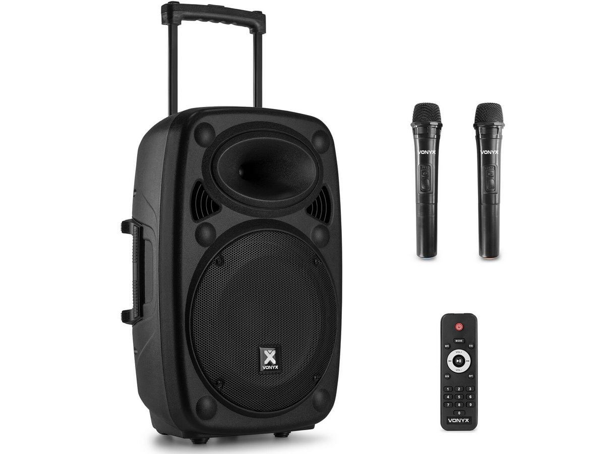 Boxa Portabilă Vonyx VERVE38 400W cu 2 Microfoane