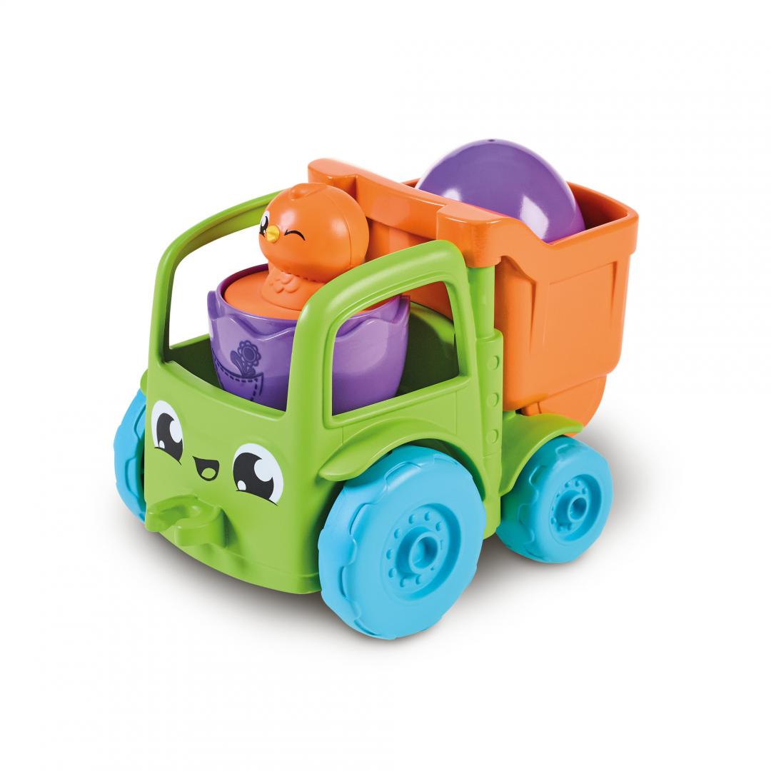 Tractor Transformabil 2in1 Hide & Squeak pentru Copii 12-36 Luni - imagine 2