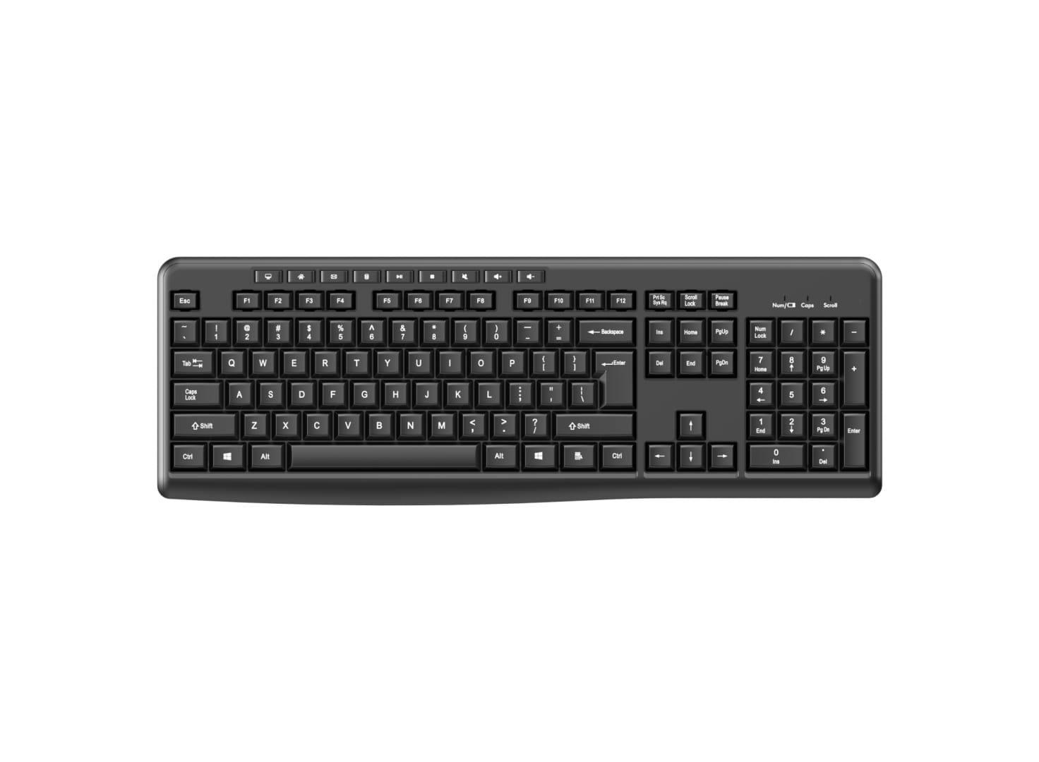 Tastatură Wireless 2.4G Serioux - 113 Taste, Multimedia | Comandă Acum - imagine 2