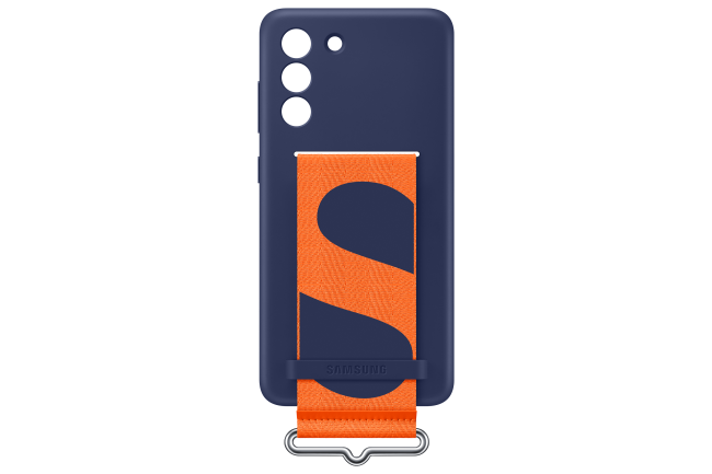 Husă Samsung Galaxy S21 FE Silicone cu curea Navy - imagine 2