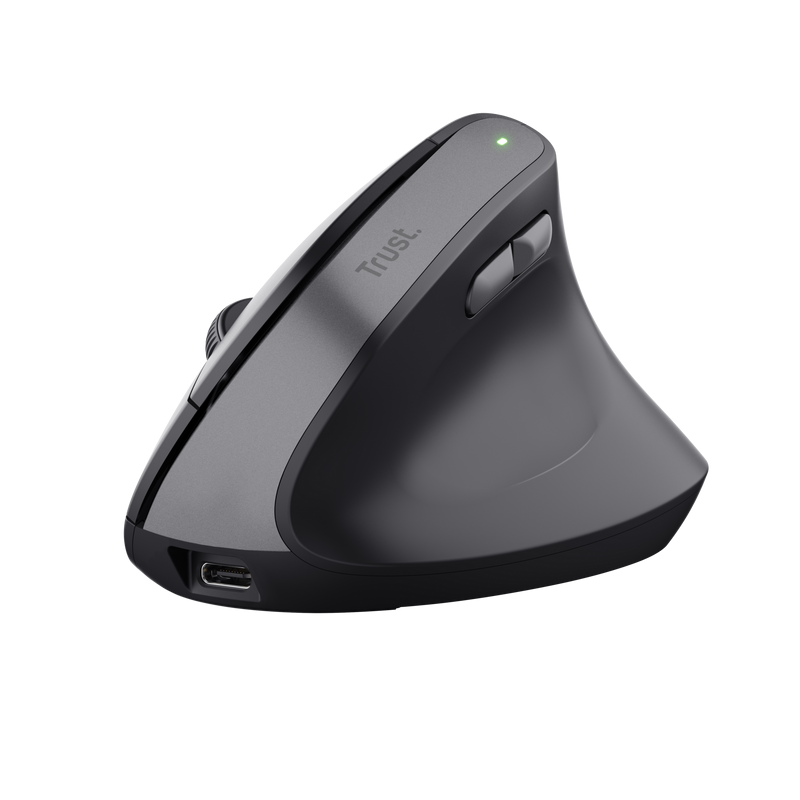 Mouse Ergonomic Wireless Trust Bayo II 2400 DPI Negru