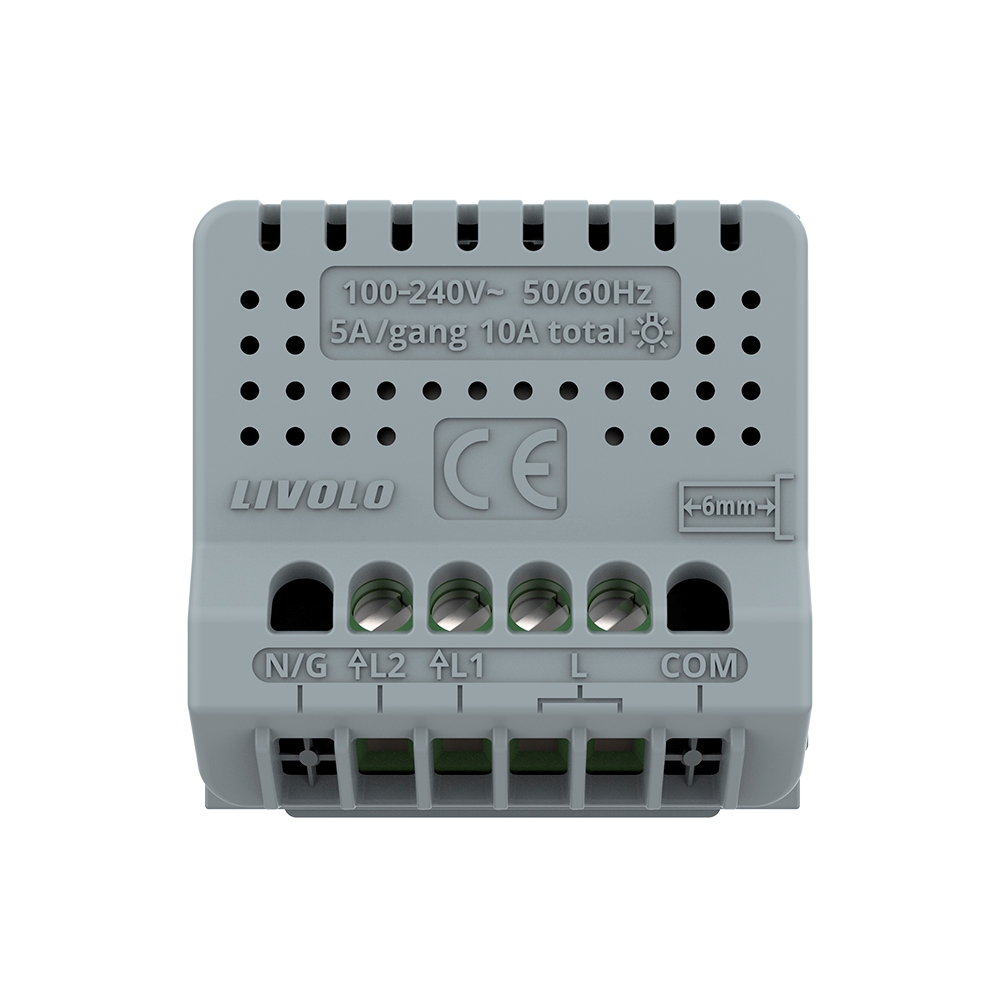 Modul Touch Dublu cu Revenire LIVOLO - imagine 4