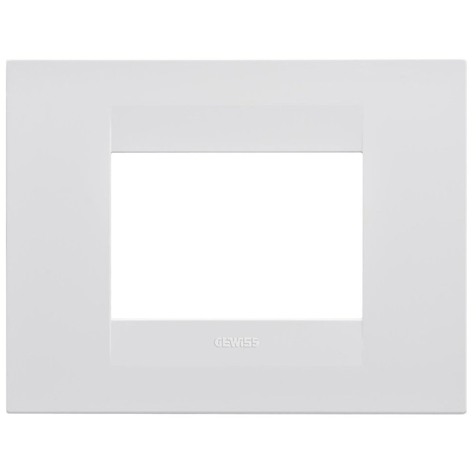 Rama ornament 3 module Gewiss Chorus Geo GW16403TB alb