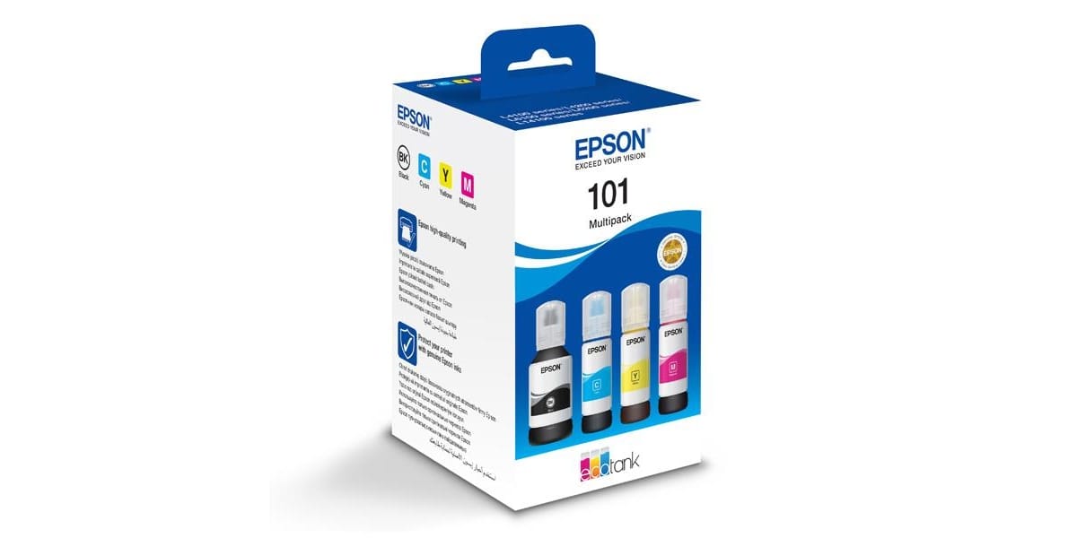 Cerneală Originală Epson 101 Combo CMYK pentru EcoTank - imagine 2