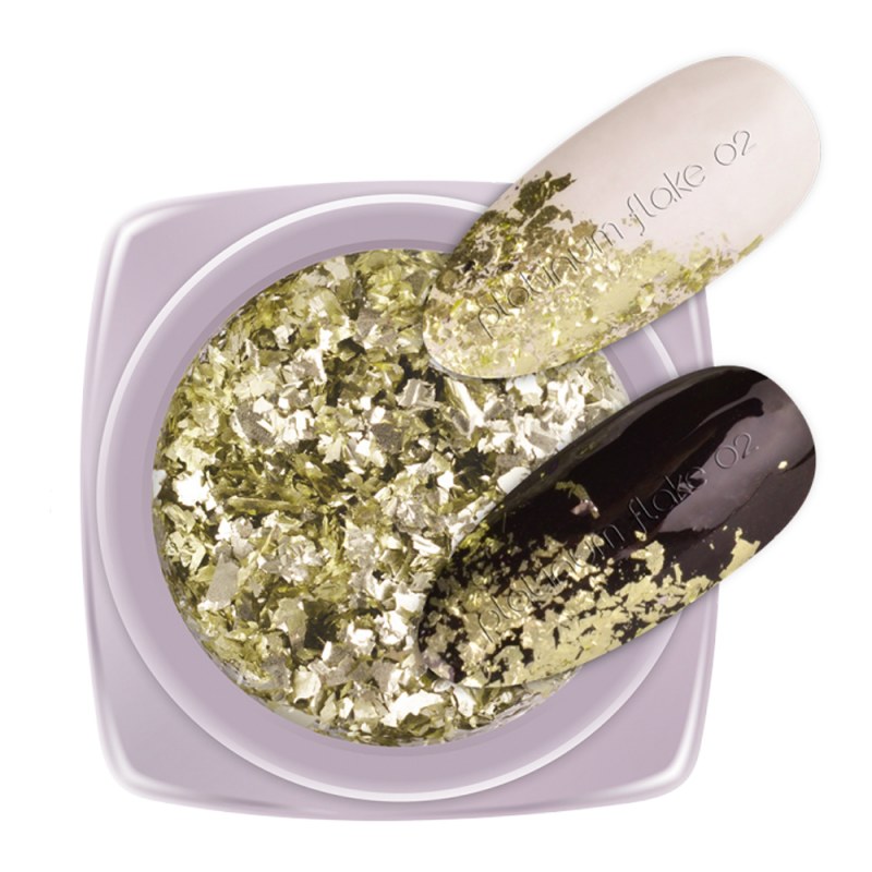 Praf Pigment 2M Platinum Flake Nailshop