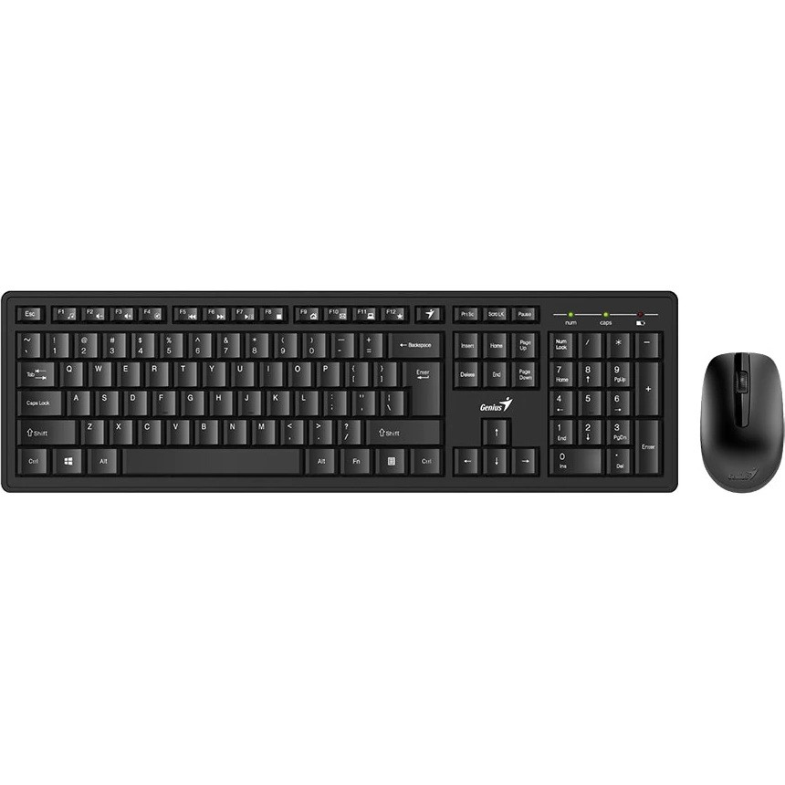 Kit tastatura si mouse Genius SlimStar C126 USB, negru