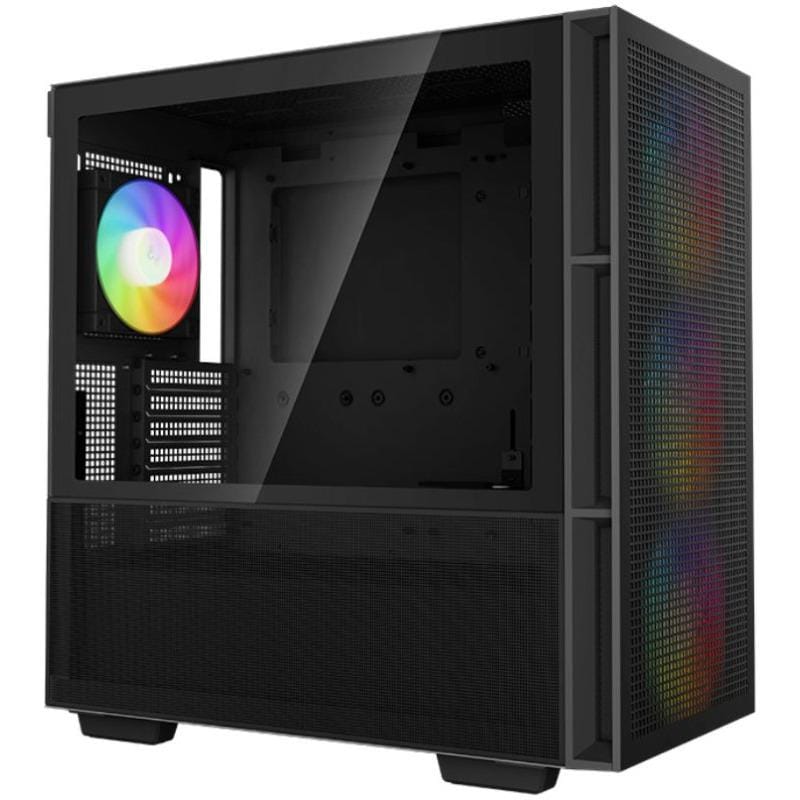 Carcasa Deepcool CH560 ARGB Mid Tower Negru - Sticla Temperata - imagine 12