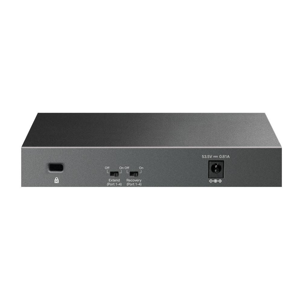 Switch TP-Link LS106LP 6 Porturi PoE+ | Extindere 250m - imagine 3