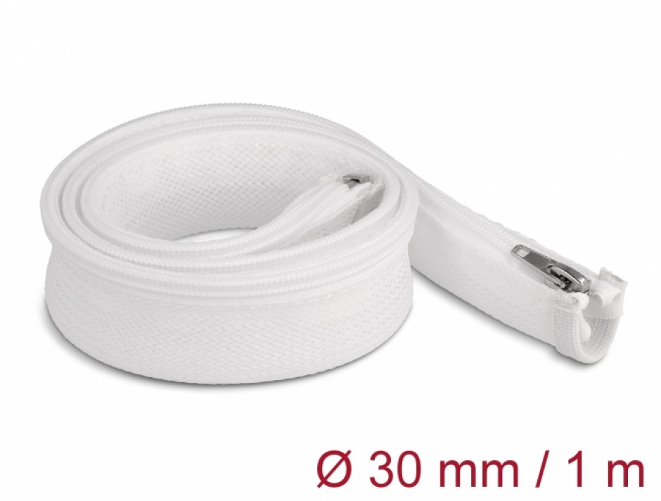 Organizator Cabluri cu Fermoar 1m Delock
