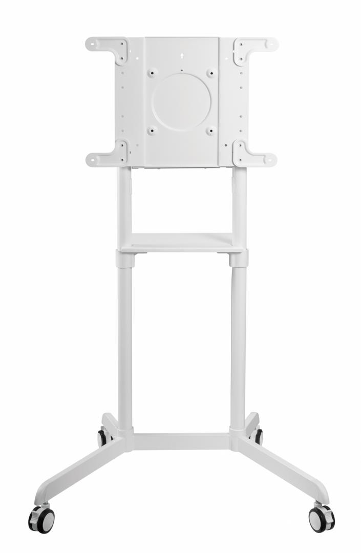 Stand TV Mobil SERIOUX 37-70 inch 70kg - Alb, Reglabil - imagine 2
