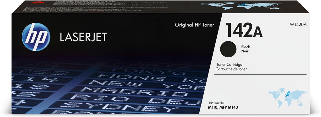 Toner Original HP 142A Negru - 950 Pagini pentru LaserJet