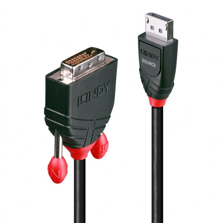 Cablu Displayport la DVI Lindy 3m, 1920x1200