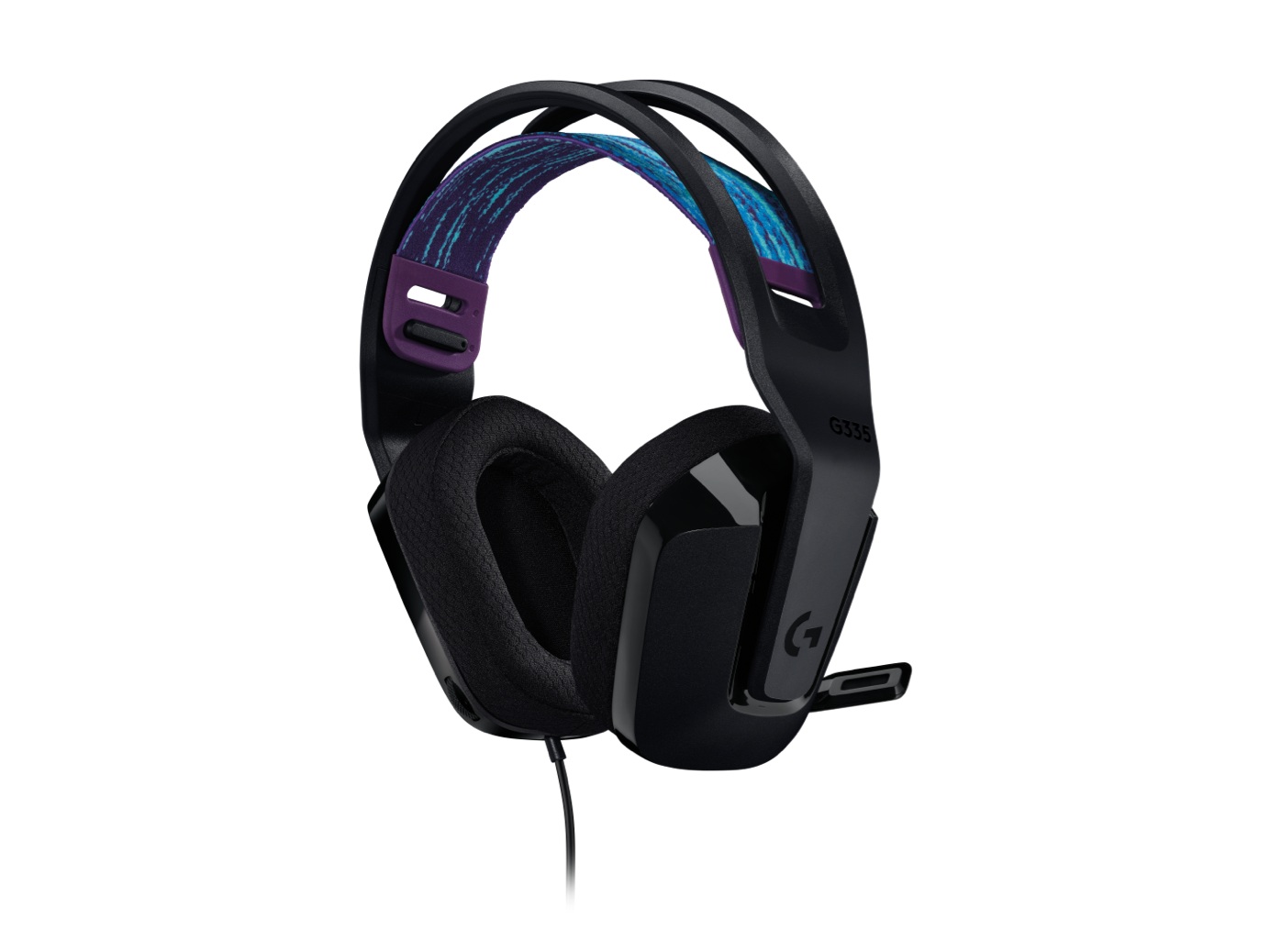 Logitech G335 3.5mm Gaming Headset, Black - imagine 3