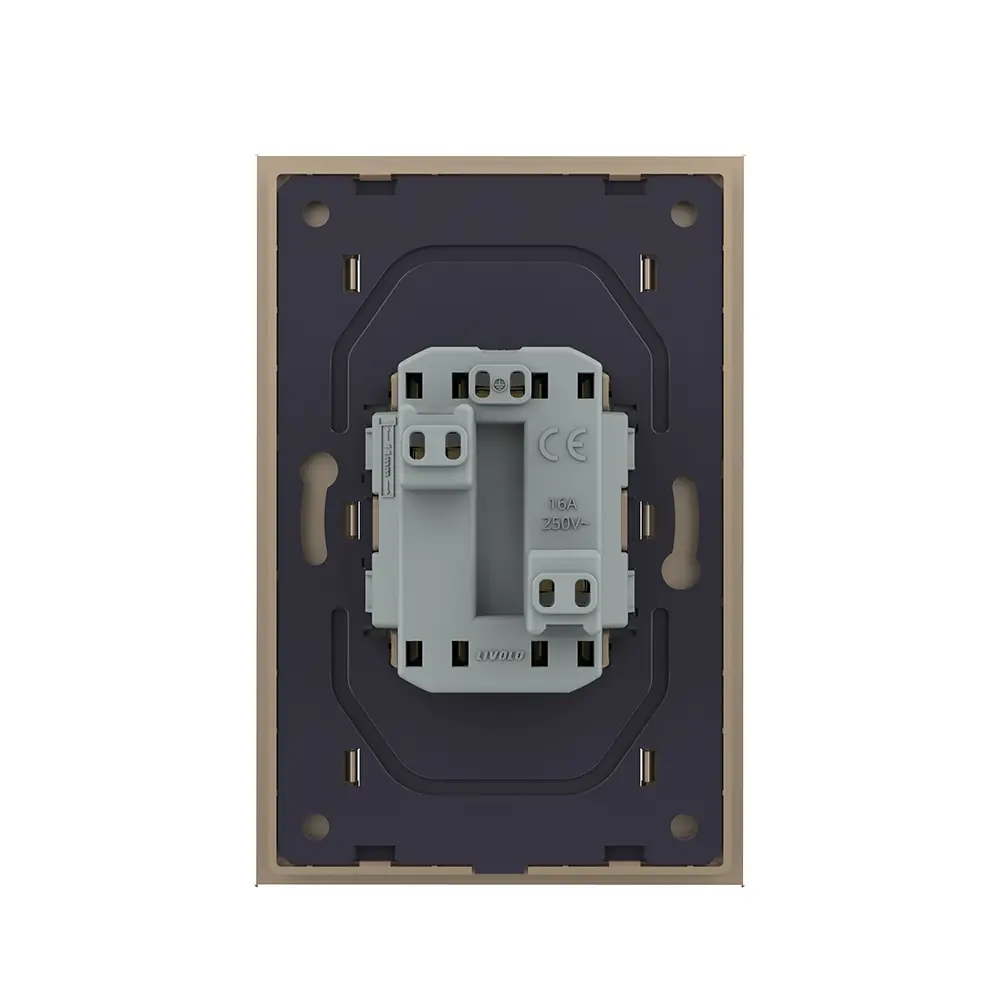 Priză Dublă Livolo Sticlă, Design Modern - imagine 12