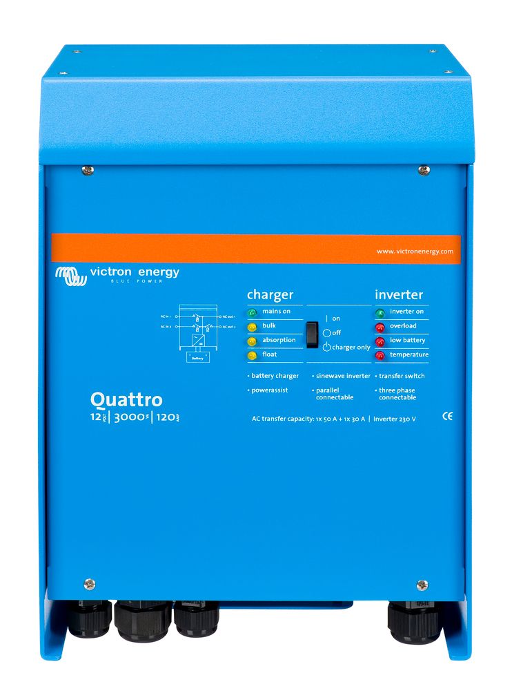 Invertor Victron Quattro 12V 3000VA 120A - Sistem Complet - imagine 3