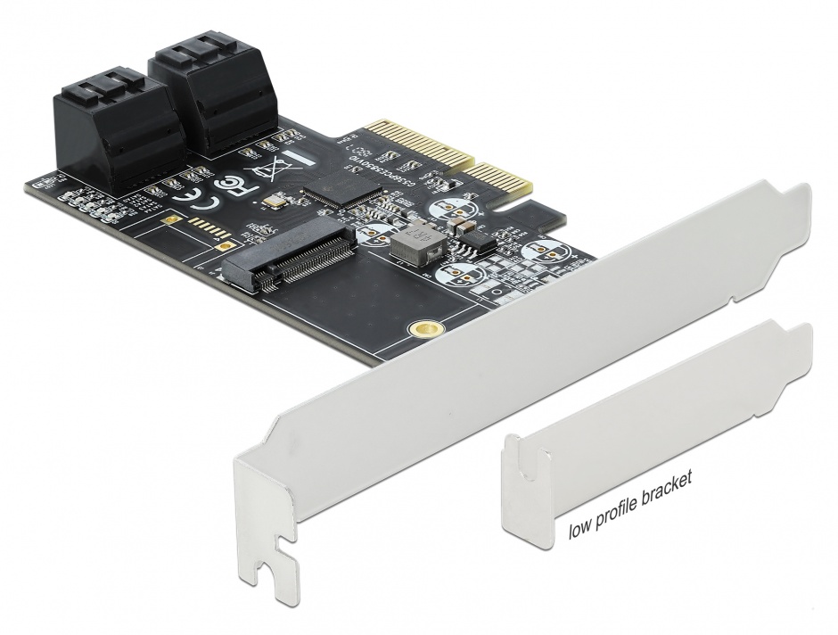 Delock 90396 PCIe 4x SATA + M.2 Controller