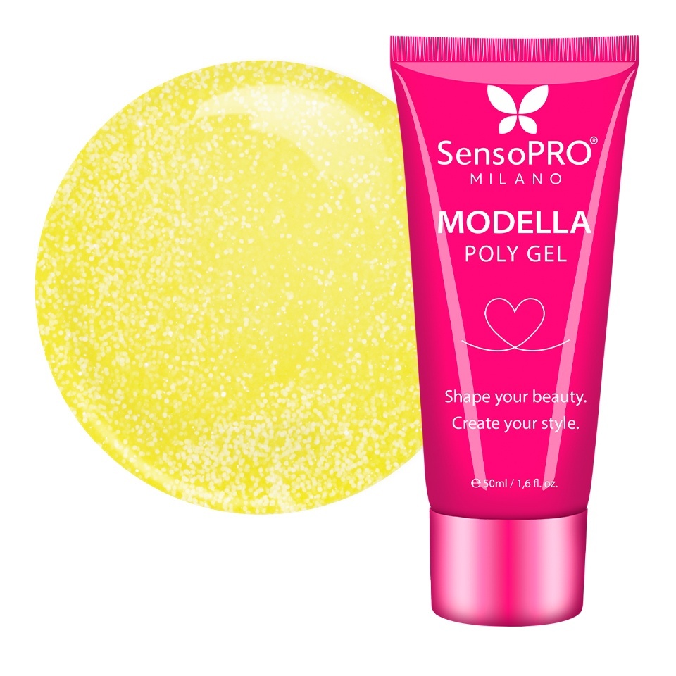 Polygel MODELLA SensoPRO Milano - Solar Glow, 50ml