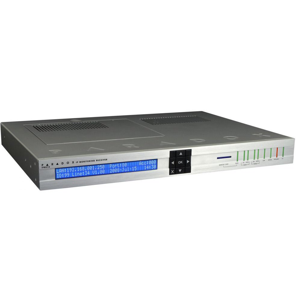 Receptor Paradox IPR512, Monitorizare GPRS/IP, 512 Conturi