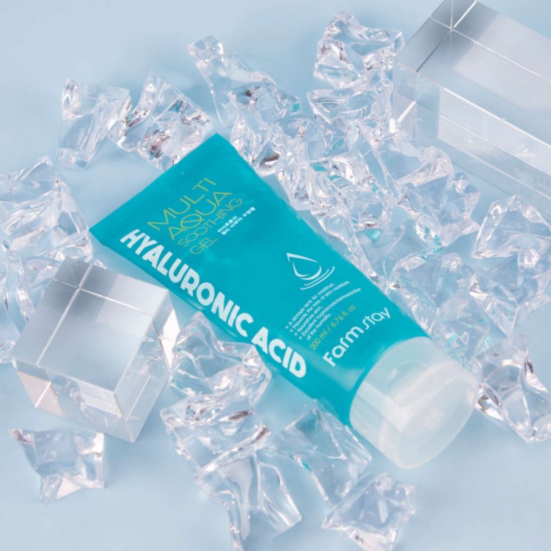 Gel-spuma FarmStay Acid Hialuronic 200ml - imagine 1