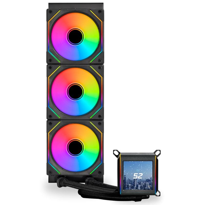 Cooler Procesor Lian Li GALAHAD II LCD 360 ARGB Negru - imagine 3
