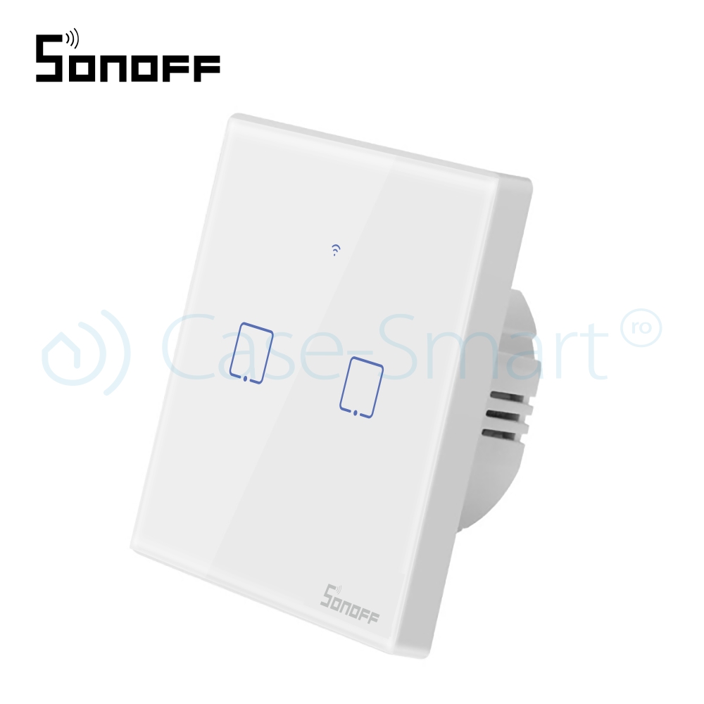 Sonoff T0EU2C - Intrerupator Dublu Touch Wi-Fi - imagine 4