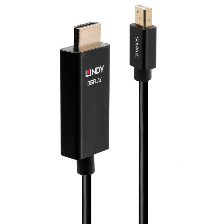 Cablu activ miniDP la HDMI 4K 60Hz Lindy