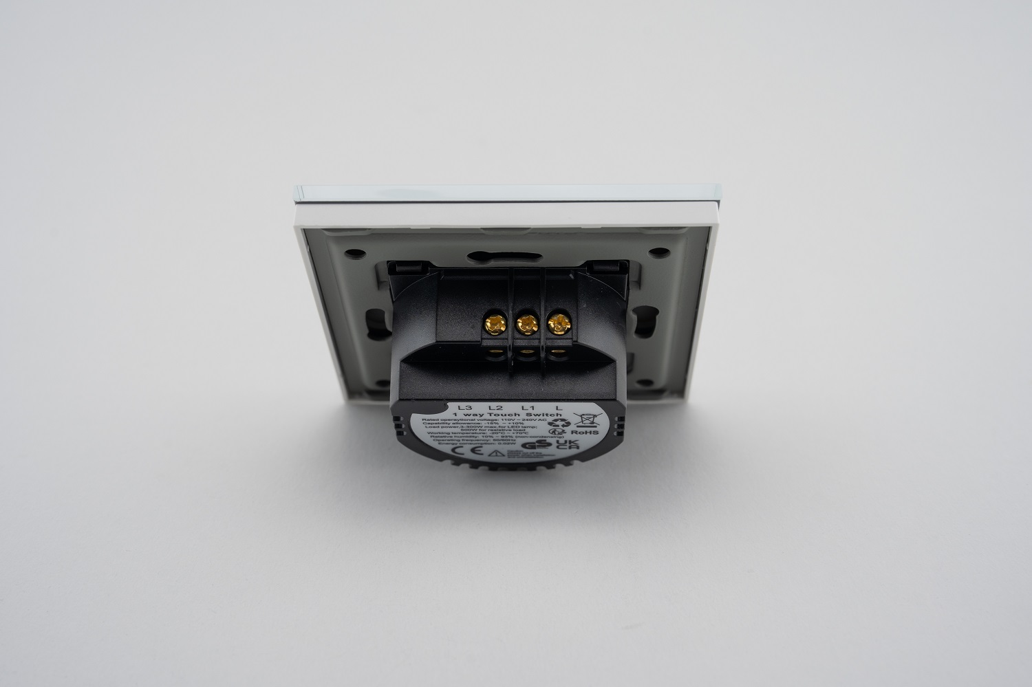 Intrerupator Dublu Touch Sticla LUXION, IP45 - imagine 8