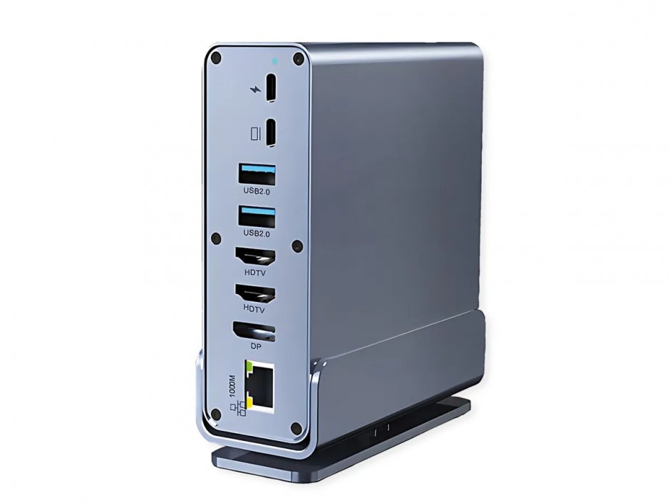 Docking station USB-C Value 4K60, HDMI/DP, PD 100W